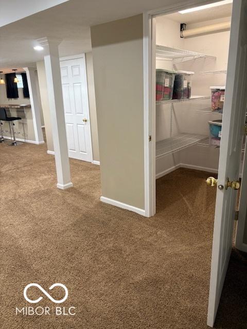 441 Viburnum Run, Westfield, IN 46074 - below grade area with carpet and baseboards