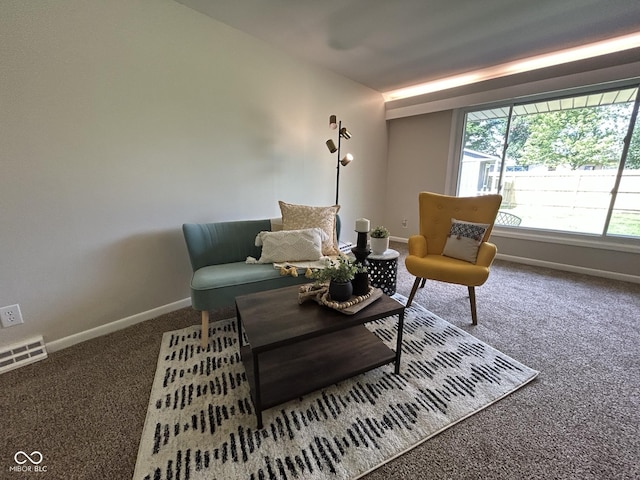 2692 Meadowlark Ln, Columbus, IN 47201 - sitting room featuring carpet and baseboards