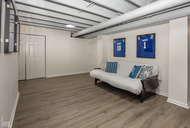 17019 Flinchum Way E, Noblesville, IN 46062 - sitting room featuring wood finished floors and baseboards