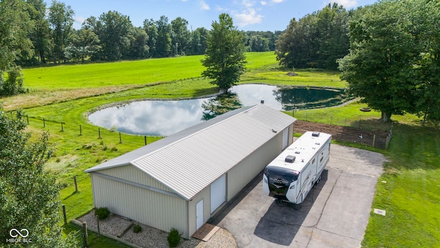 606 S Grange Hall Rd, Hanover, IN 47243 - drone / aerial view of a large body of water
