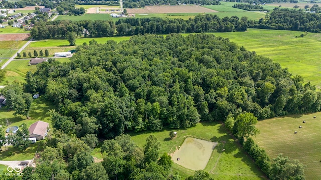 606 S Grange Hall Rd, Hanover, IN 47243 - aerial view of property and surrounding area with rural landscape