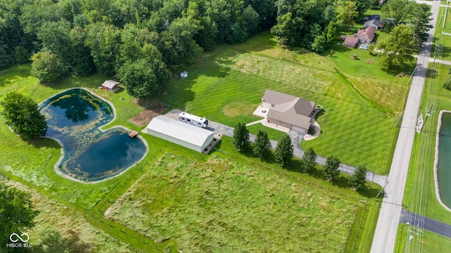 606 S Grange Hall Rd, Hanover, IN 47243 - aerial view of a nearby body of water