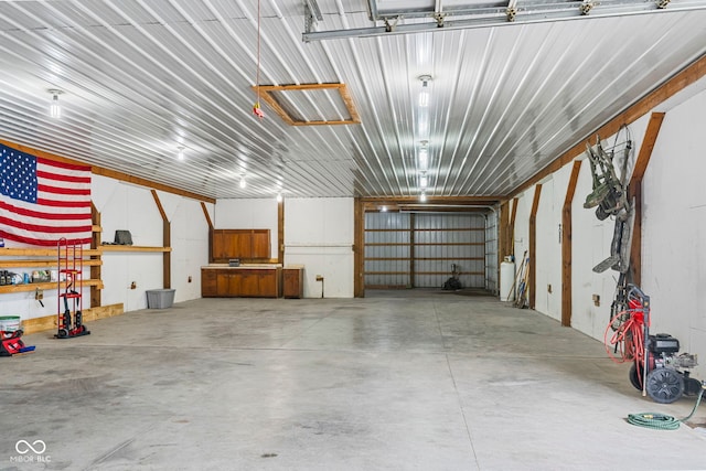 606 S Grange Hall Rd, Hanover, IN 47243 - view of garage