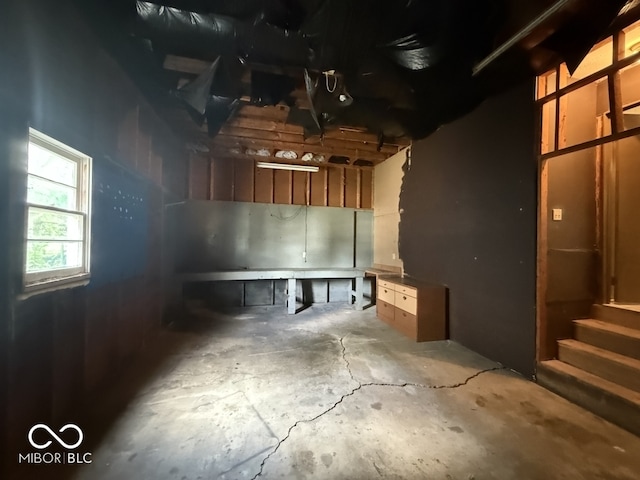 1048 S Burlington Dr, Muncie, IN 47302 - basement featuring stairs