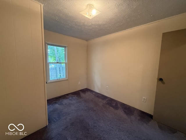 1048 S Burlington Dr, Muncie, IN 47302 - carpeted spare room featuring a textured ceiling