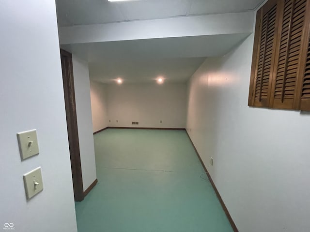 10610 Stillcreek Dr, Indianapolis, IN 46239 - finished below grade area with baseboards