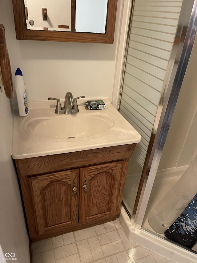 10610 Stillcreek Dr, Indianapolis, IN 46239 - bathroom with vanity and a shower stall