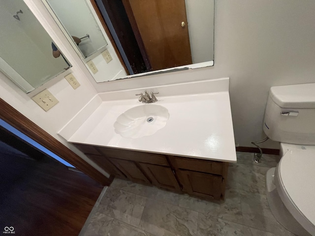 10610 Stillcreek Dr, Indianapolis, IN 46239 - bathroom with toilet and vanity