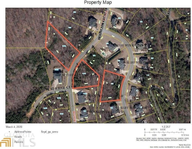 0 Bluff Mountain Rd, Rome GA, 30161 land for sale