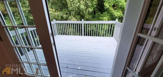 view of deck