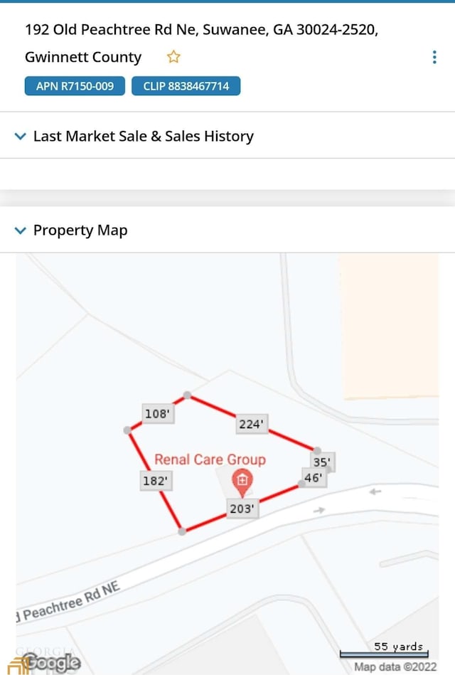 192 Old Peachtree Rd NE, Suwanee GA, 30024 land for sale