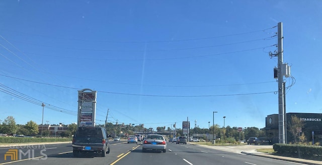 view of road