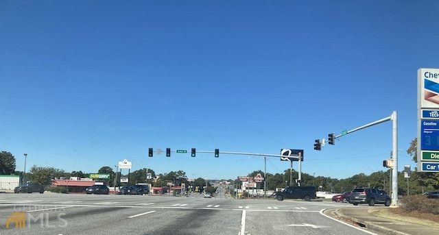view of road
