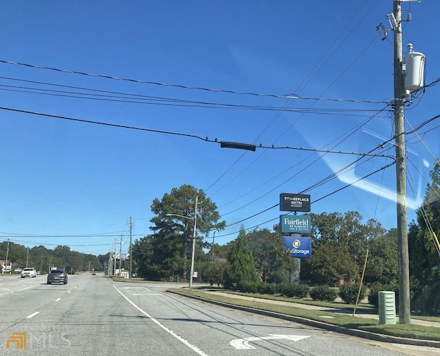 view of road