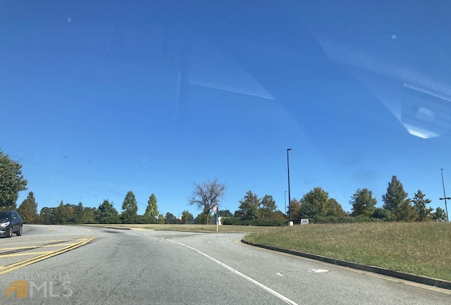 view of road