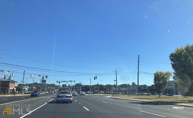 view of road