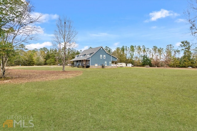 view of yard