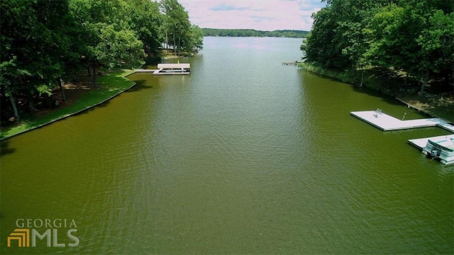 view of water feature