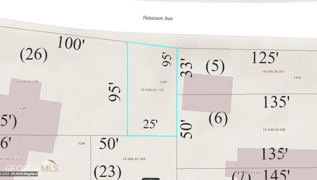 3249 Robinson Ave, Scottdale GA, 30079 land for sale