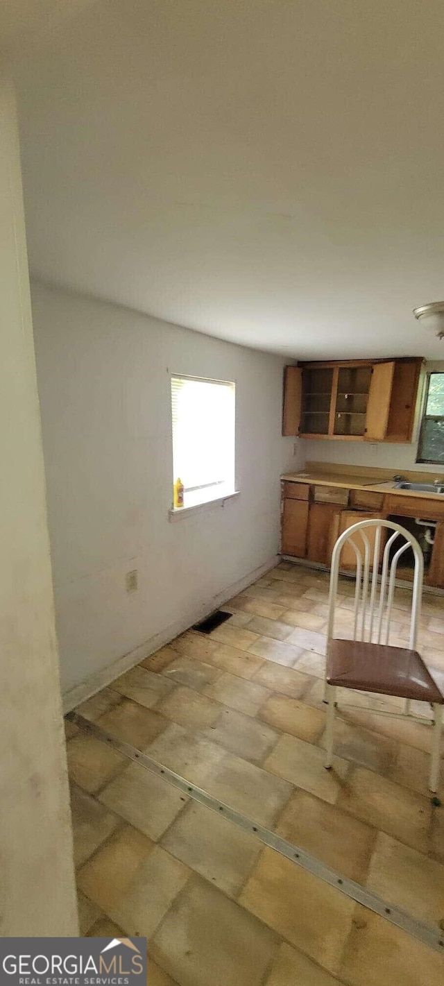 view of unfurnished living room