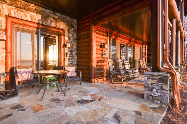 686 Lake Dr, Morganton, GA 30560 - view of patio / terrace