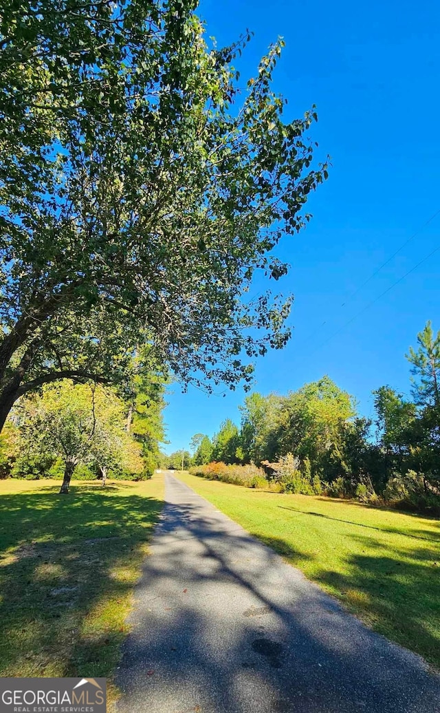 view of road