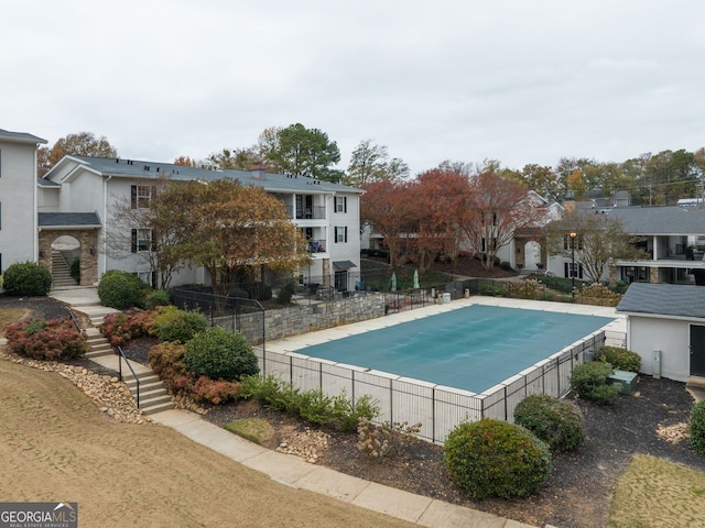 view of pool