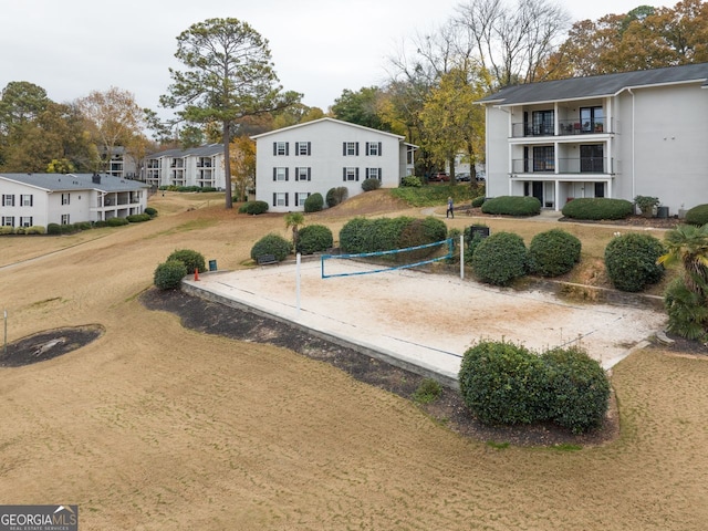 view of nearby features featuring volleyball court