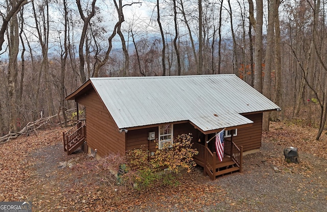 view of side of property