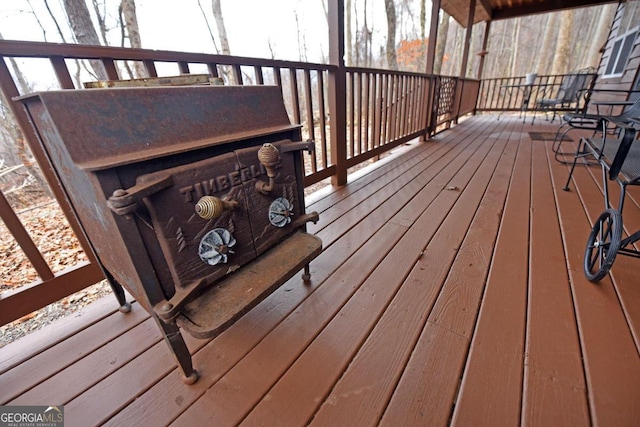 view of deck