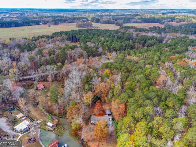 view of aerial view