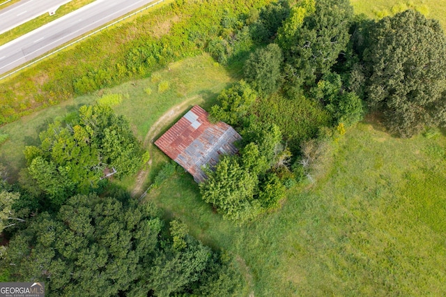 view of aerial view