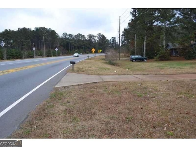 view of road