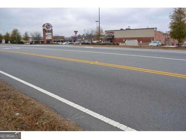 view of road