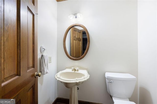 bathroom with toilet