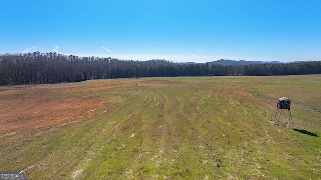 exterior space featuring a rural view