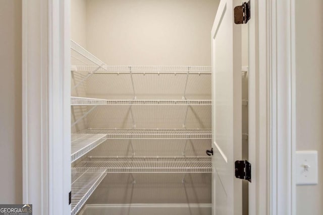 view of pantry