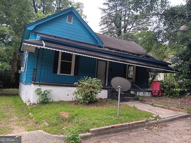 view of bungalow-style house