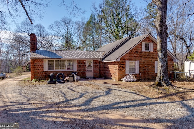 view of front of property