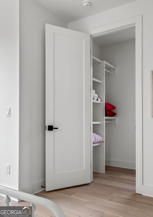 view of closet