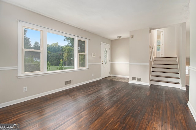 interior space featuring hardwood / wood-style flooring