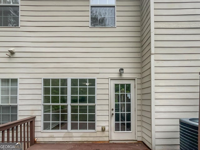 exterior space featuring cooling unit