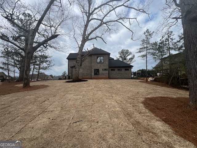 view of rear view of property