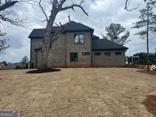 view of back of property