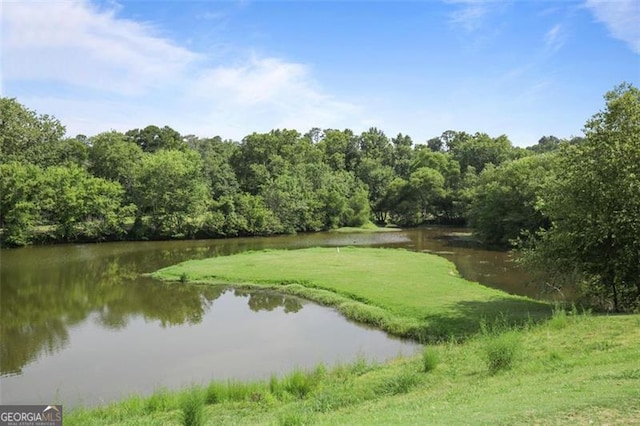 property view of water