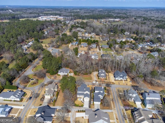 view of birds eye view of property