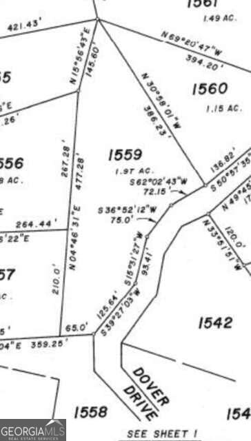 0 Dover Cir, Ranger GA, 30734 land for sale