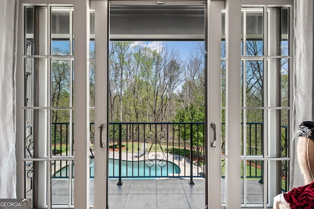 113 Hawks Ct, Ball Ground, GA 30107 - entryway featuring tile patterned flooring