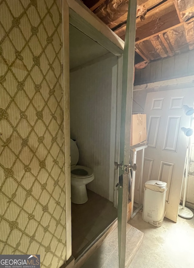 bathroom with toilet