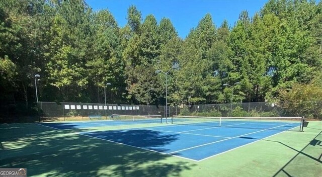 view of sport court